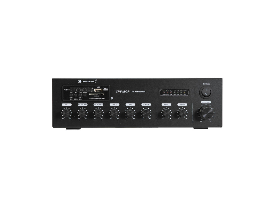 OMNITRONIC CPE-120P PA-Mischverstärker