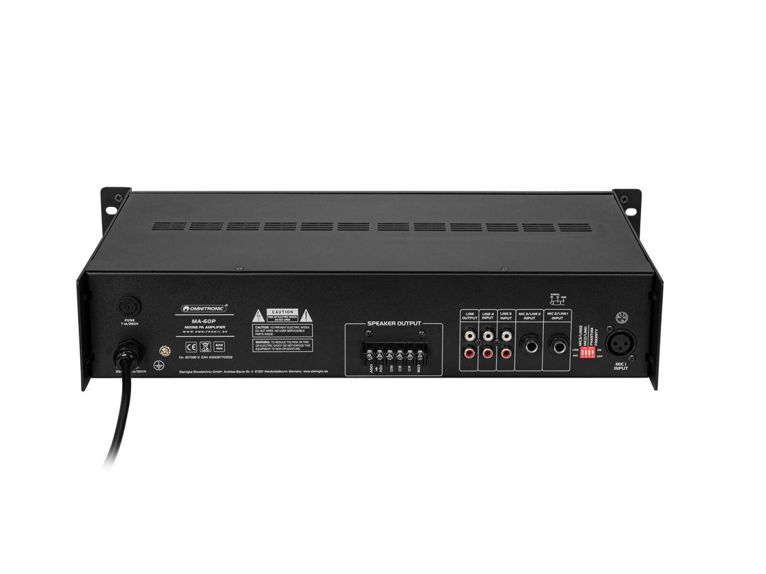 OMNITRONIC MA-60P PA-Mischverstärker
