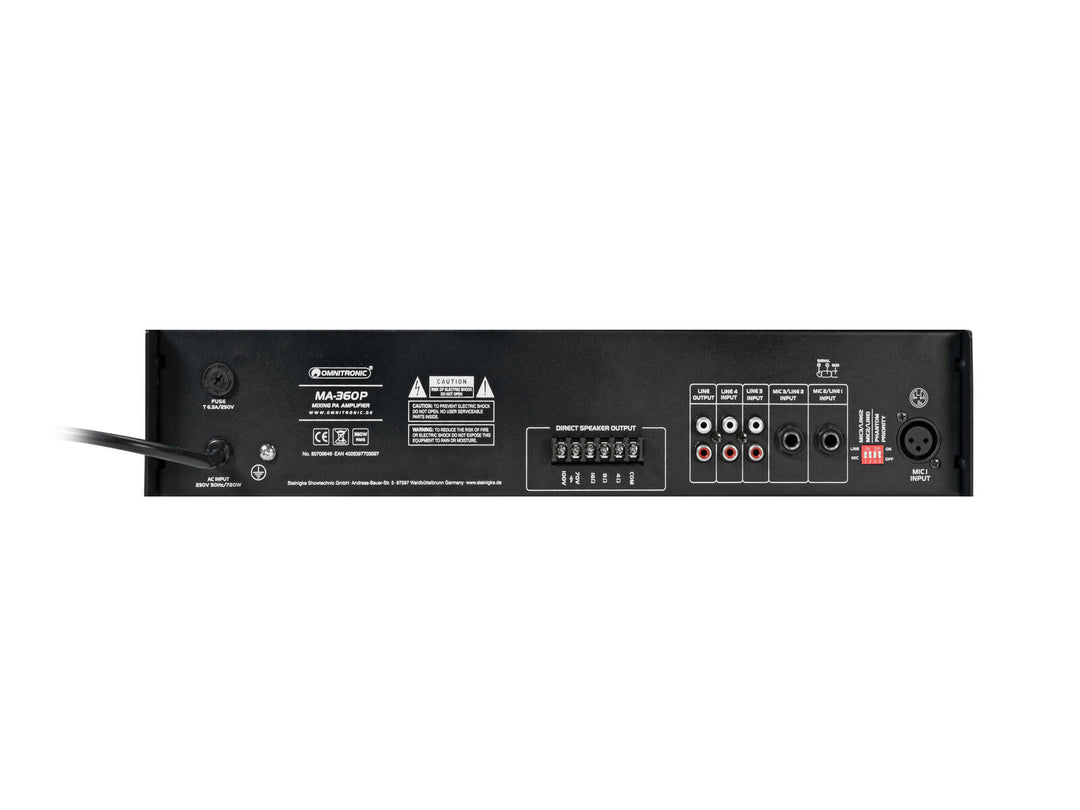 OMNITRONIC MA-360P PA-Mischverstärker