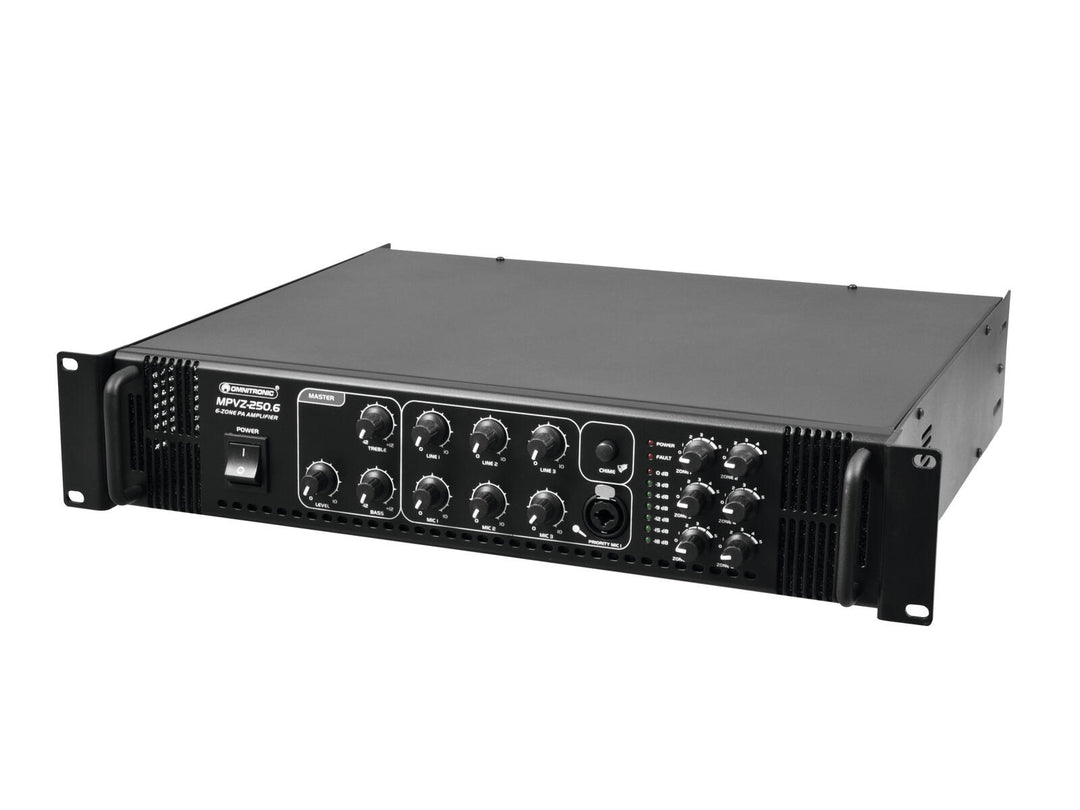 OMNITRONIC MPVZ-250.6 PA-Mischverstärker