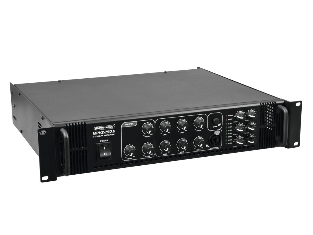 OMNITRONIC MPVZ-250.6 PA-Mischverstärker