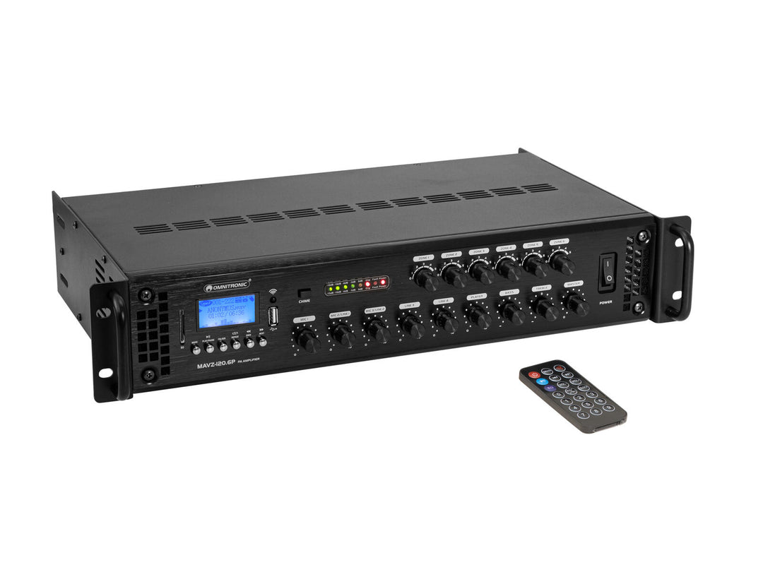 OMNITRONIC MAVZ-120.6P PA-Mischverstärker