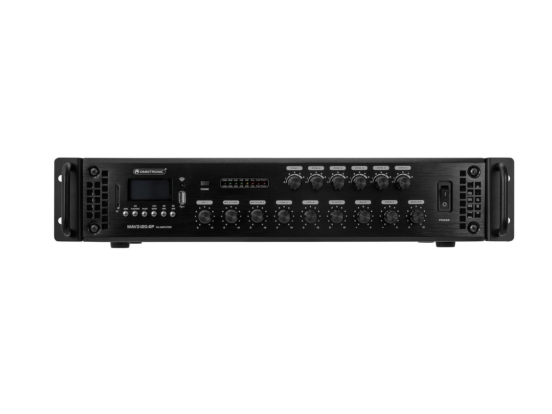 OMNITRONIC MAVZ-120.6P PA-Mischverstärker