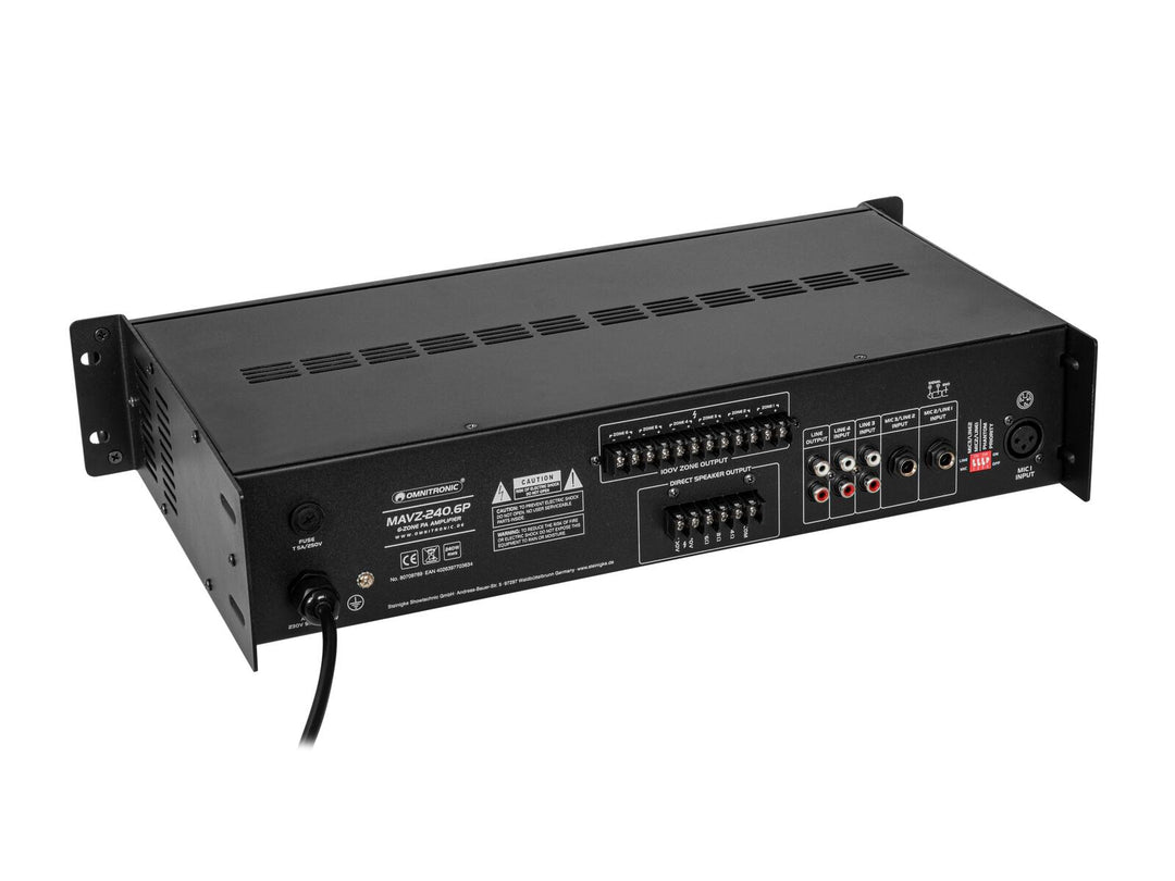 OMNITRONIC MAVZ-240.6P PA-Mischverstärker