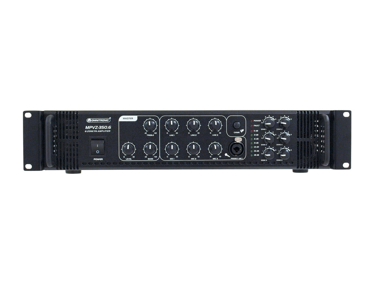 OMNITRONIC MPVZ-350.6 PA Mixing Amplifier