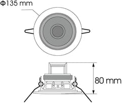 OMNITRONIC CS-4W Deckenlautsprecher weiß