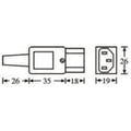 Netzstecker IEC Gerät (Buchse)