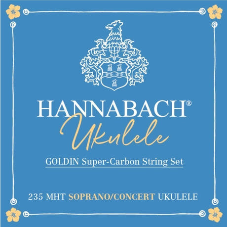 Hannabach 235MHT Goldin Saitensatz für Sopran- und Konzertukulele