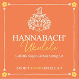 Hannabach 243MHT Goldin Saitensatz für Tenorukulele
