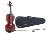 GEWA Violin Ideale - 1/2 (Ready to play incl. shaped case, carbon bow, Larsen Aurora strings, transport-secured)