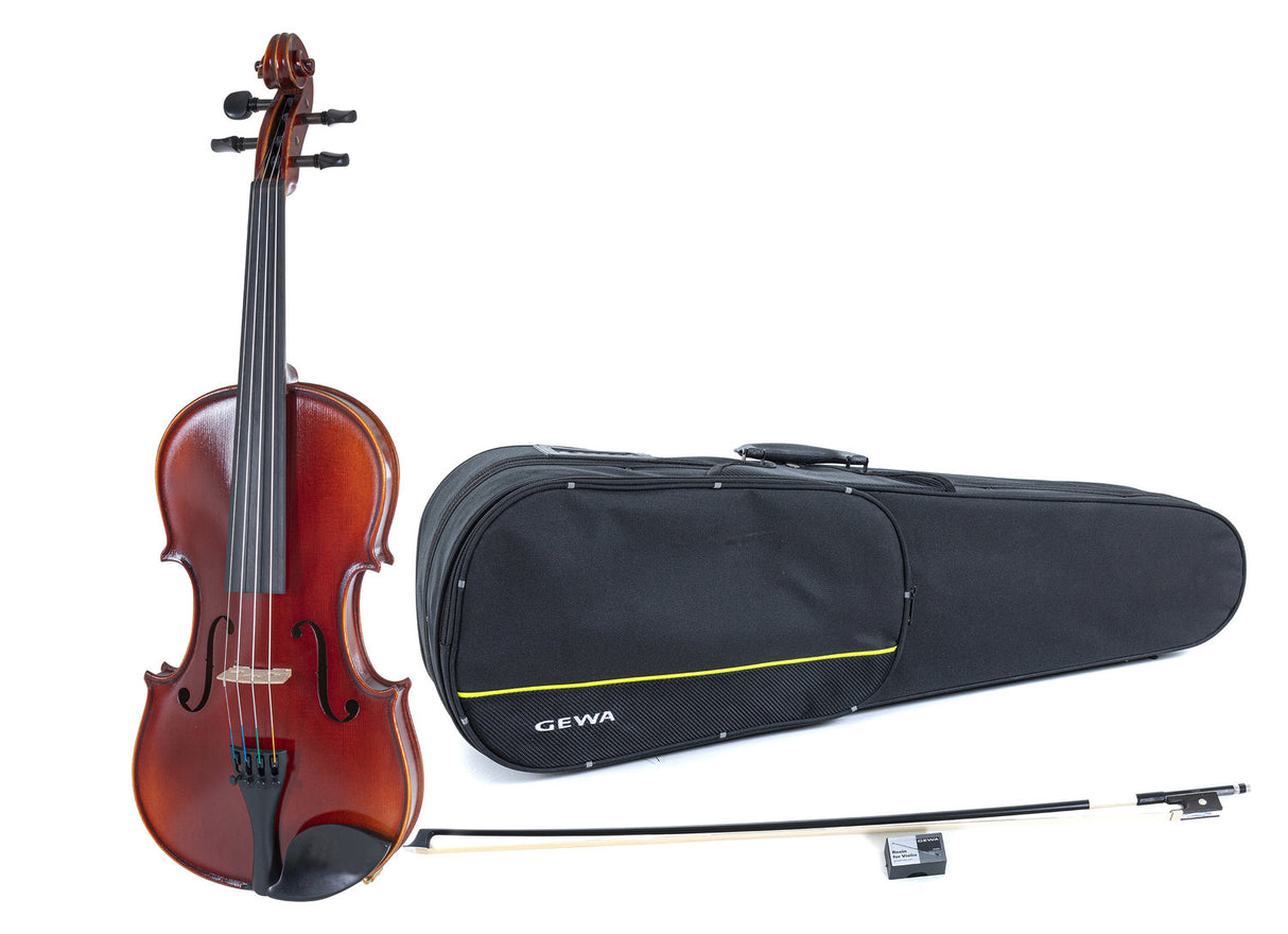 GEWA Violin Ideale - 4/4 lefthand (Ready to play incl. shaped case, carbon bow, Larsen Aurora strings, transport-secured)