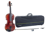 GEWA Violin Ideale - 4/4 (Ready to play incl. violin case, carbon bow, Larsen Aurora strings, transport-secured)