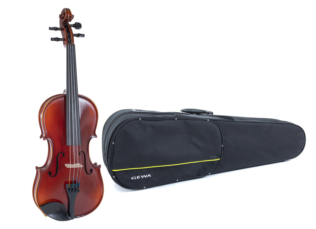 GEWA Geigen Ideale - 4/4 (Spielbereit inkl. shaped case, ohne Bogen, mit Larsen Aurora Saiten)