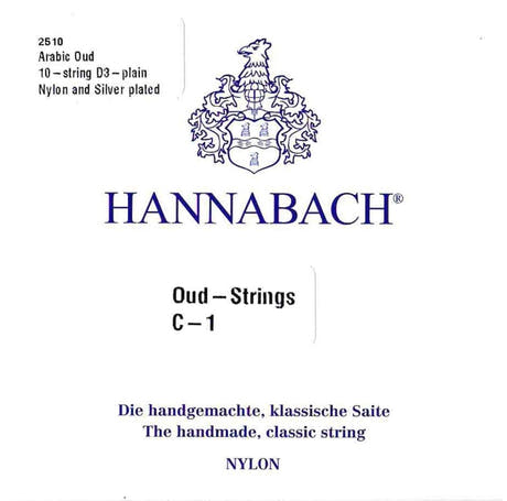 Hannabach Oud Saiten Arabische Aoud Nylon - 10-saitig (2510)