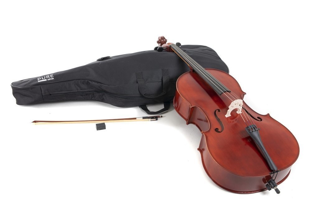 GEWA Cello-Set EW 1/8, eingerichtet, mit Bogen und Nytex-Tasche
