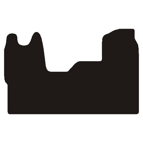 Durchgehende Fußmatte Ford Transit 2006-2013