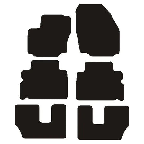 Fußmatten VW Galaxy II 2006-2014, 7-Sitzer