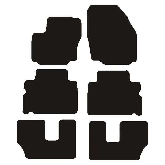 Fußmatten VW Galaxy II 2006-2014, 7-Sitzer