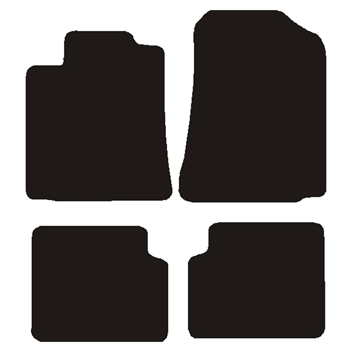 Fußmatten Toyota Corolla 2002-04/2007
