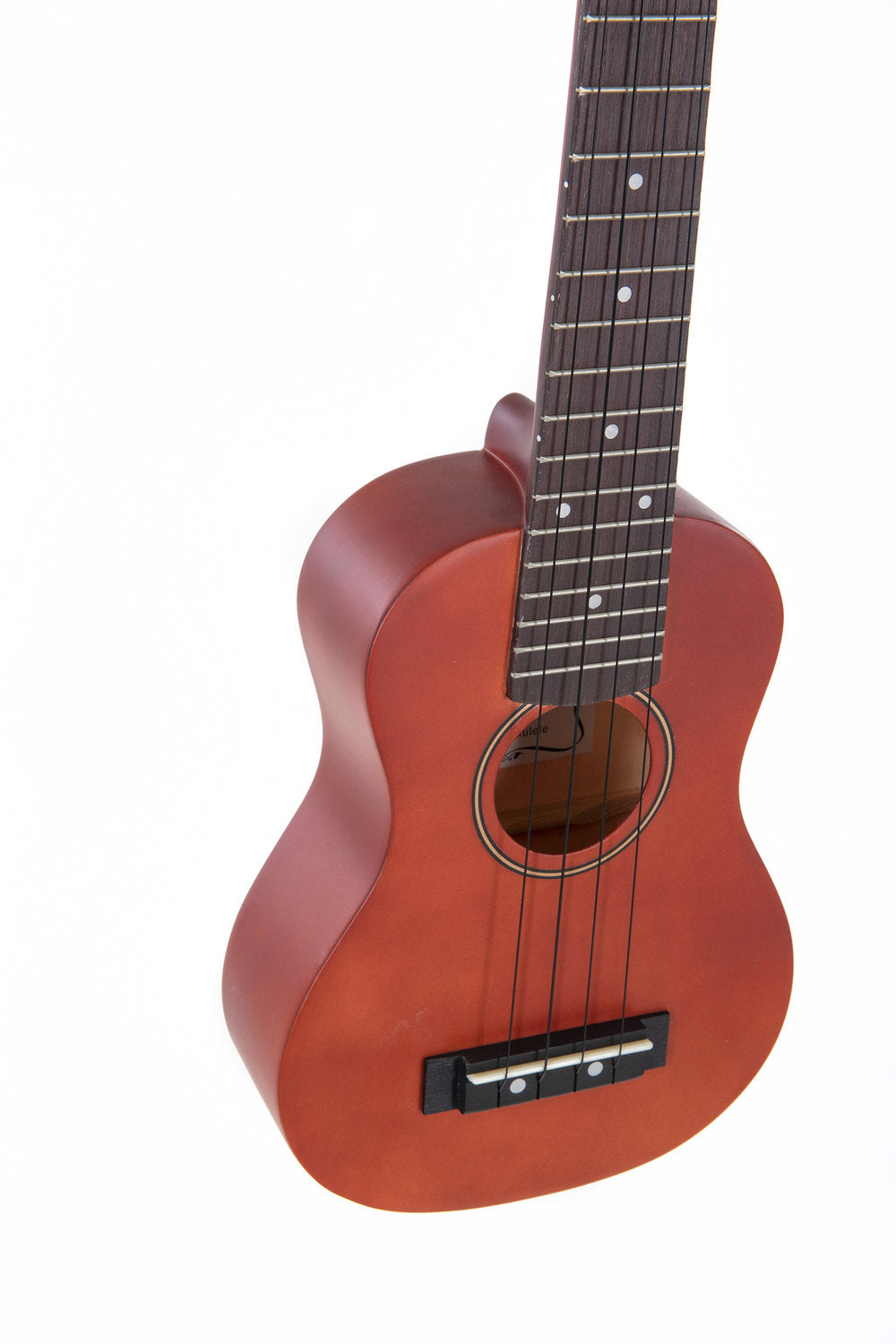 Miguel Almeria Player Pack, Sopran-Ukulele rotbraun mit Gig bag