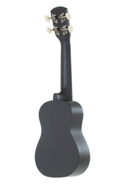 Miguel Almeria Player Pack, Sopran-Ukulele matt schwarz mit Gig Bag