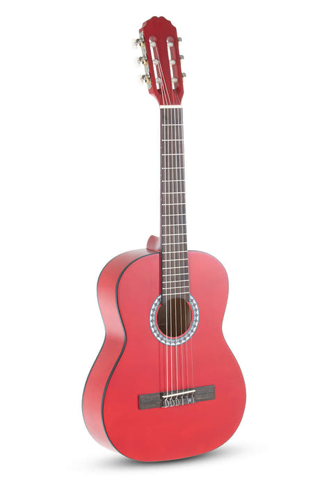 VGS Basic klassische Gitarre 1/2, transparentes Rot
