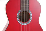VGS Basic klassische Gitarre 1/2, transparentes Rot