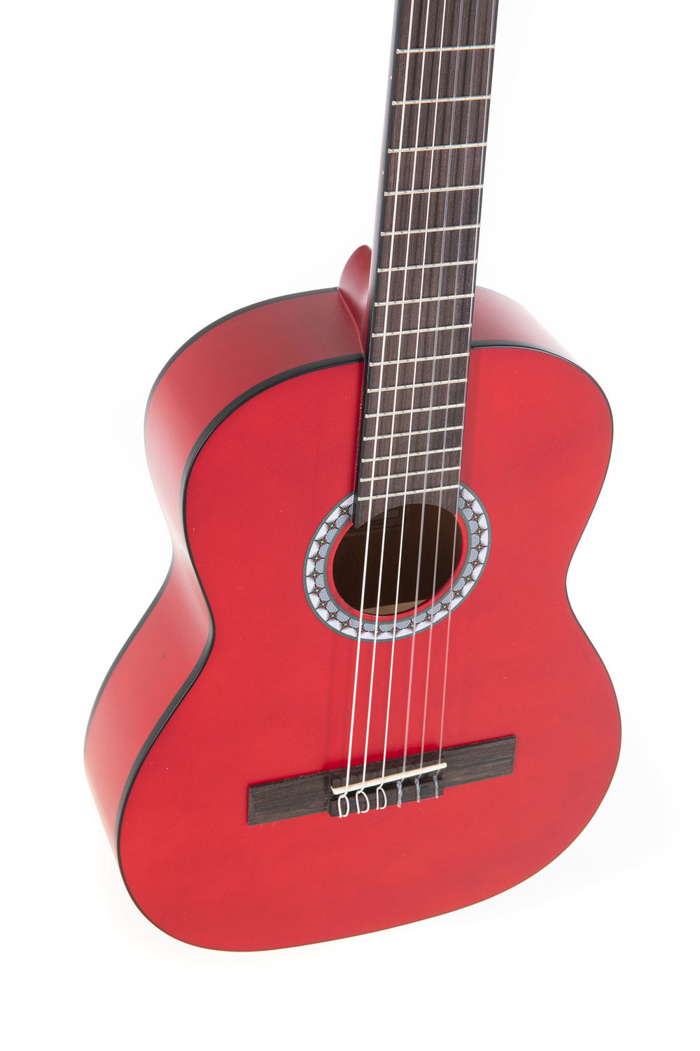 VGS Basic klassische Gitarre 1/2, transparentes Rot