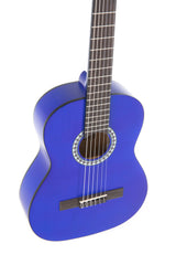 VGS Basic klassische gitarren 1/2, transparent blau