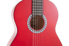 VGS Basic klassische gitarren 3/4, transparent rot