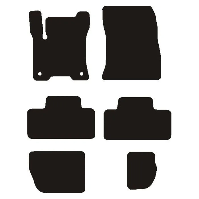 Bilmåtter Mercedes EQB (X243) 2021- Velour
