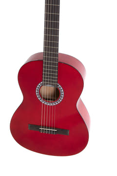 VGS Basic klassische gitarren 4/4, transparent rot