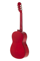 VGS Basic klassische gitarren 4/4, transparent rot