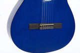 VGS Basic klassische Gitarre 4/4, transparentes Blau