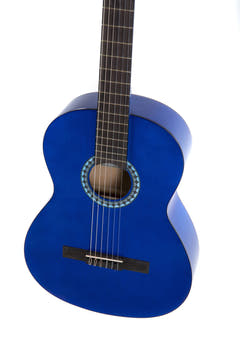 VGS Basic klassische Gitarre 4/4, transparentes Blau