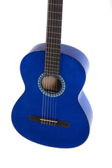 VGS Basic klassische Gitarre 4/4, transparentes Blau
