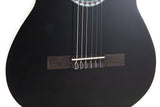 VGS Basic elektroakustische klassische gitarren, schwarz