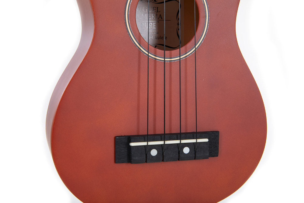 Miguel Almeria Sopran-Ukulele, rotbraun