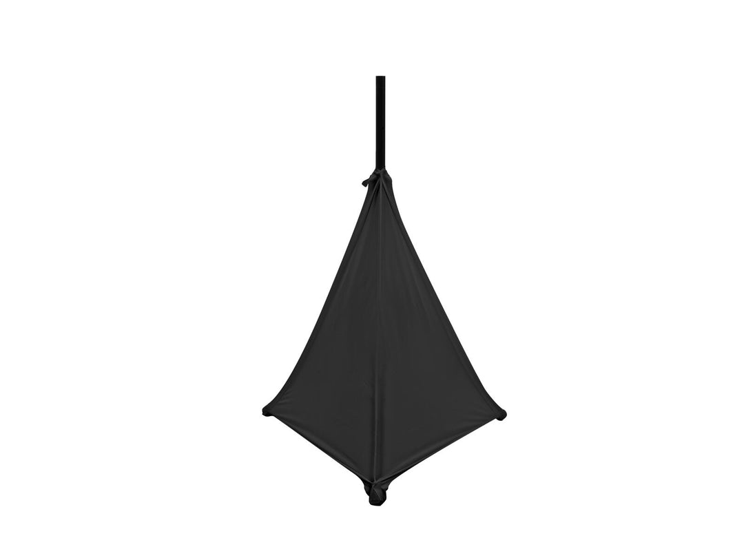 EUROLITE Set Spiegelkugel 30cm schwarz mit Ständer und schwarzem Stativ-cover