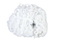 Halloween spindelvæv, hvidt, 50 g