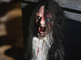 Halloween-figur spøgelse, animeret, 95 cm