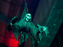 Halloween-figur flagermusspøgelse, 85 cm