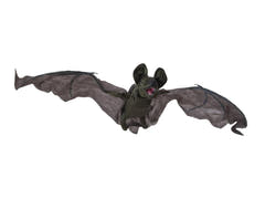 Halloween flagermus i bevægelse, animeret, 90 cm