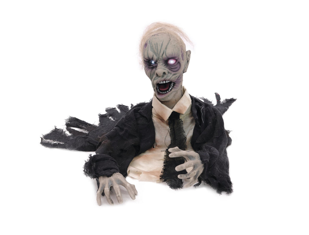 Halloween-Zombie, animiert, 43 cm