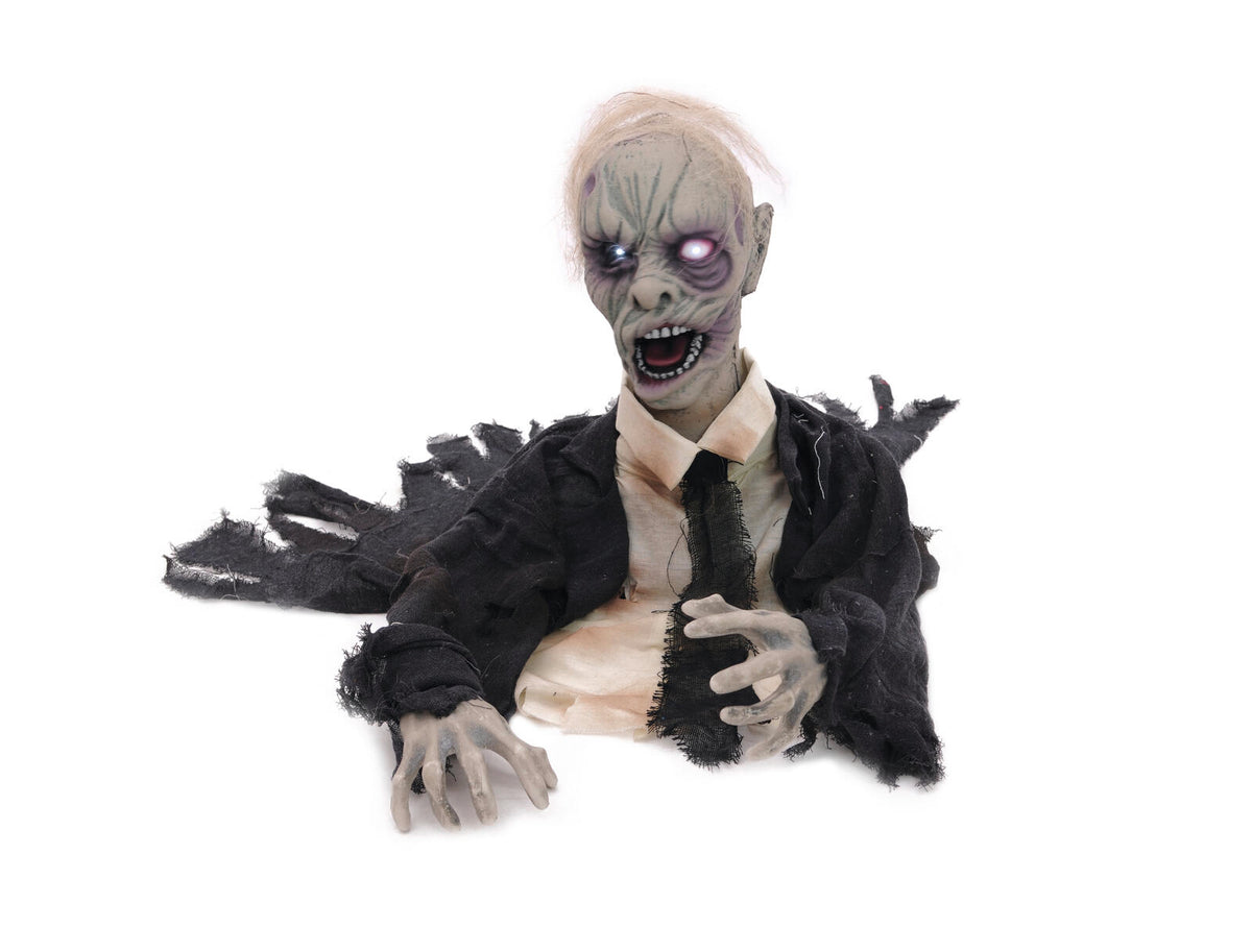 Halloween-Zombie, animiert, 43 cm