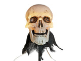 Halloween kraniehoveder med jordspyd, 3 stk., 29 cm