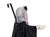 Halloween-figur skelettet La Catarina, animeret, 100 cm