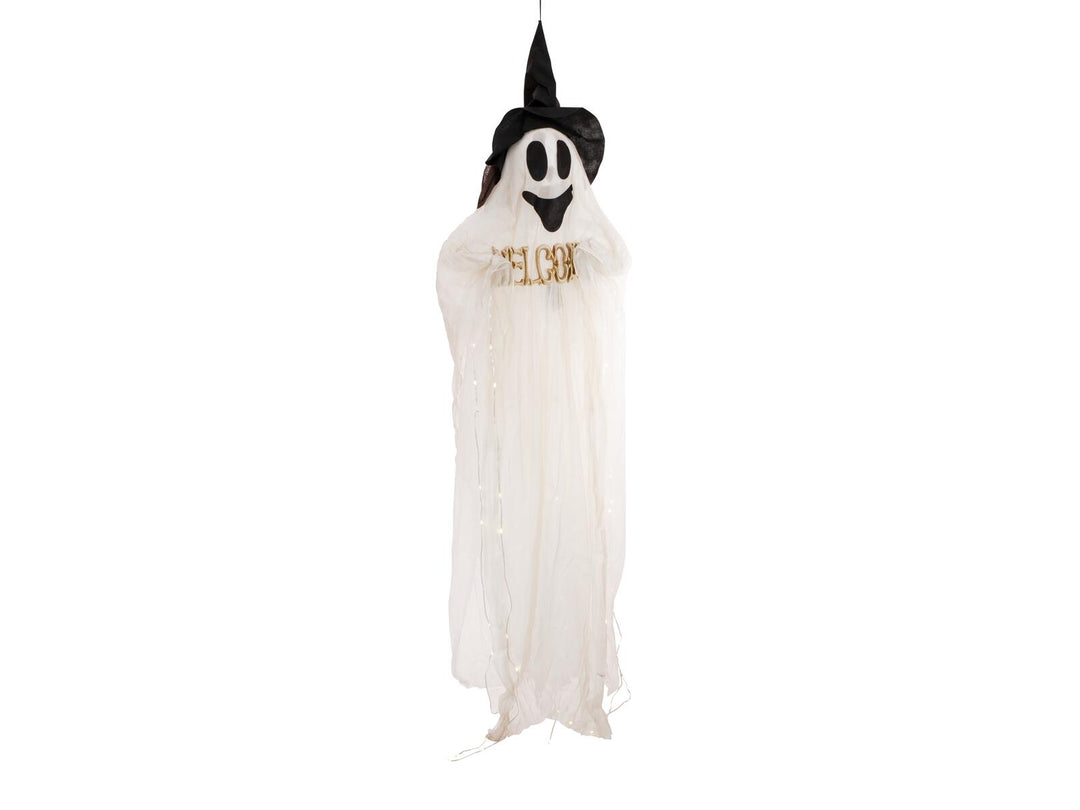 Halloween-Figur lachender Geist mit Licht, 200 cm