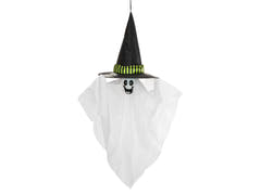 Halloween-figur svævende spøgelse, animeret, 110 cm