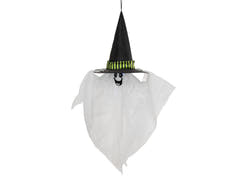 Halloween-figur svævende spøgelse, animeret, 110 cm
